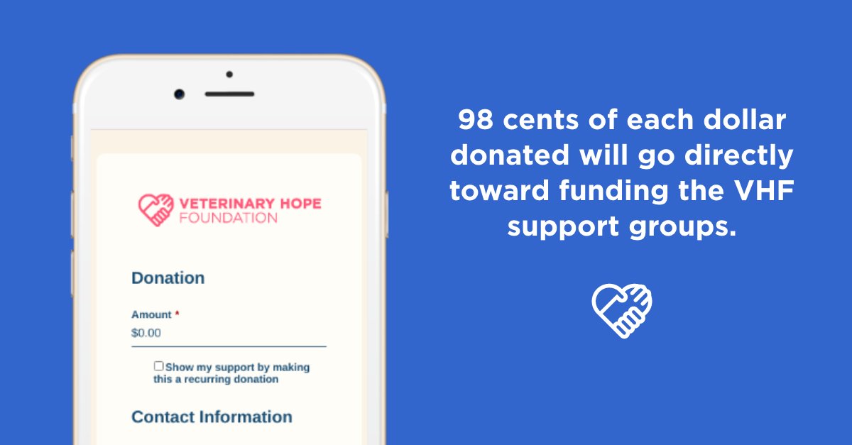 VeterinaryHope's tweet photo. Did you know that in our new partnership with Greenline Pet, 98 cents of each dollar donated will go directly toward funding the VHF’s support groups and mission, provided at no cost to veterinarians? If you are looking to get involved, learn more: https://t.co/Td5vQEYo66 https://t.co/RguT90BQE8