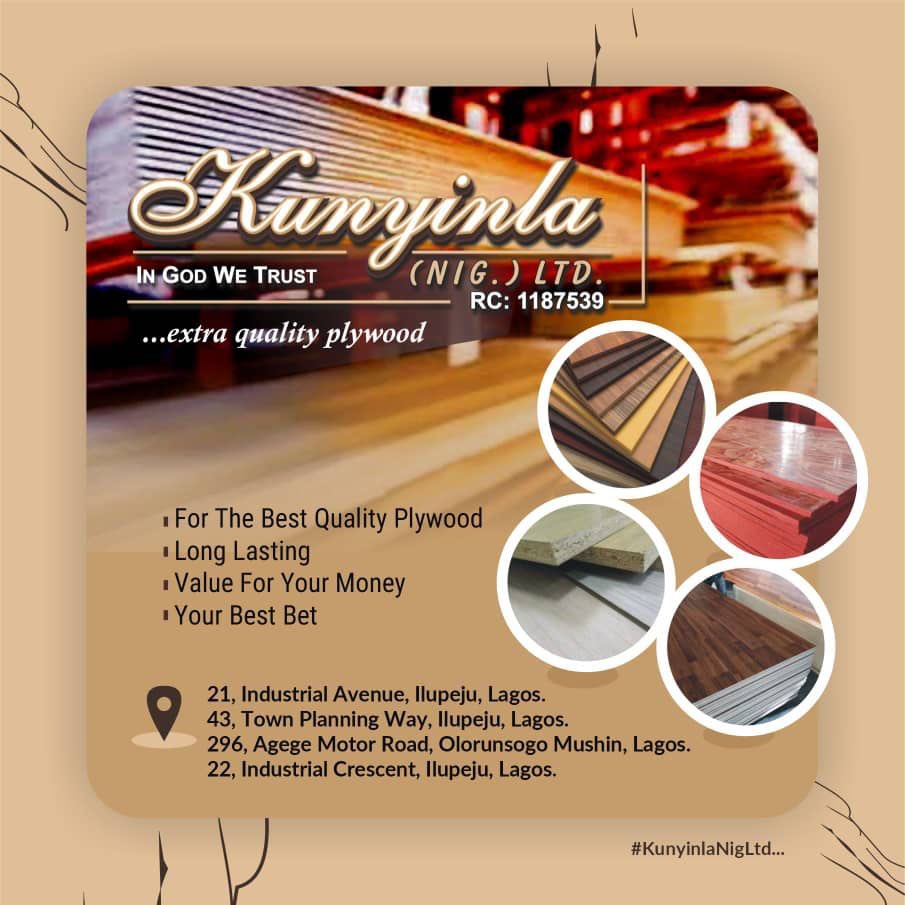 fortuneQueen024's tweet photo. For the best quality Plywood 

Long lasting 

Value for your money 

Kunyinla Nigeria limited is your best bet 

#KUNYINLANIGLTD
#KUNYINLANIGLTD
#KUNYINLANIGLTD

#Olamide
#iphone8
#Pheelz
#BBNXCaptainMorgan
#Atiku
#Saraki
#WhatIsOKX
#instagramdown
#Wike https://t.co/cdO8xRraQr