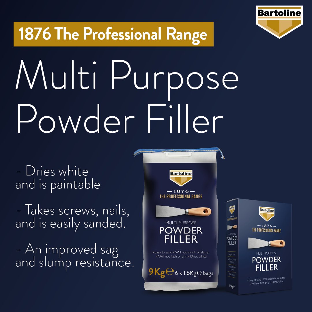 bartoline_ltd's tweet photo. A powder filler ready for Multi Purpose!

We are a UK based manufacturer with an excellent reputation for on time deliveries and available stock.

☎️ 01482 678710
📧 info@bartoline.co.uk

#Decorators #Builders #Tradesperson #Tradespeople #Filler #Decorator #TradeUser #Decorating https://t.co/TcWR53dSMS