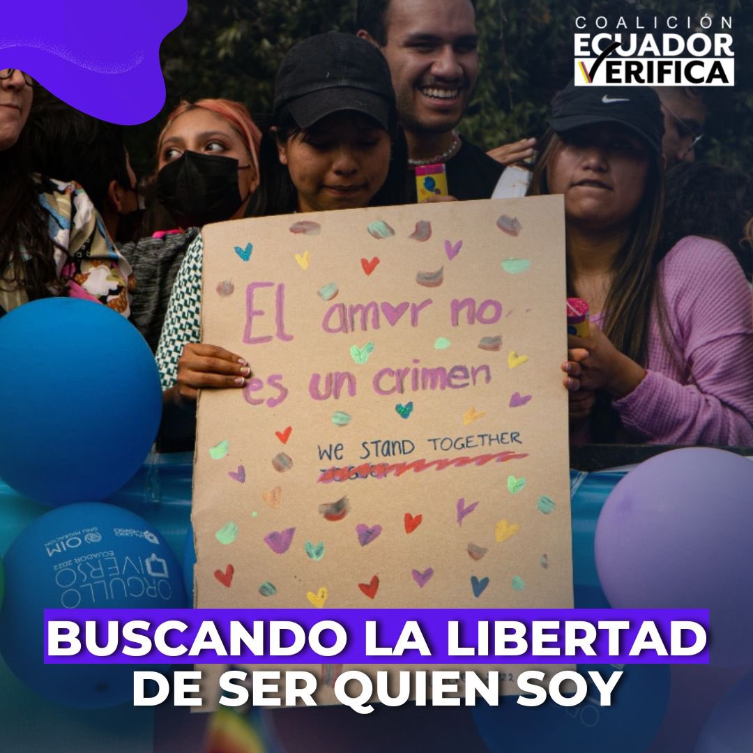 ecuadorverifica's tweet photo. ¿Puede ser incluyente el espacio virtual? Mucha información puede recaer constantemente en discursos que acuñan y borran la bisexualidad. El 23 de septiembre se conmemora el #DíaDeLaVisibilidadBisexual.
https://t.co/GGSRLU2eLh

Elaborado por @DialogoDiverso para #EcuadorVerifica. https://t.co/o4bxxHRkDS