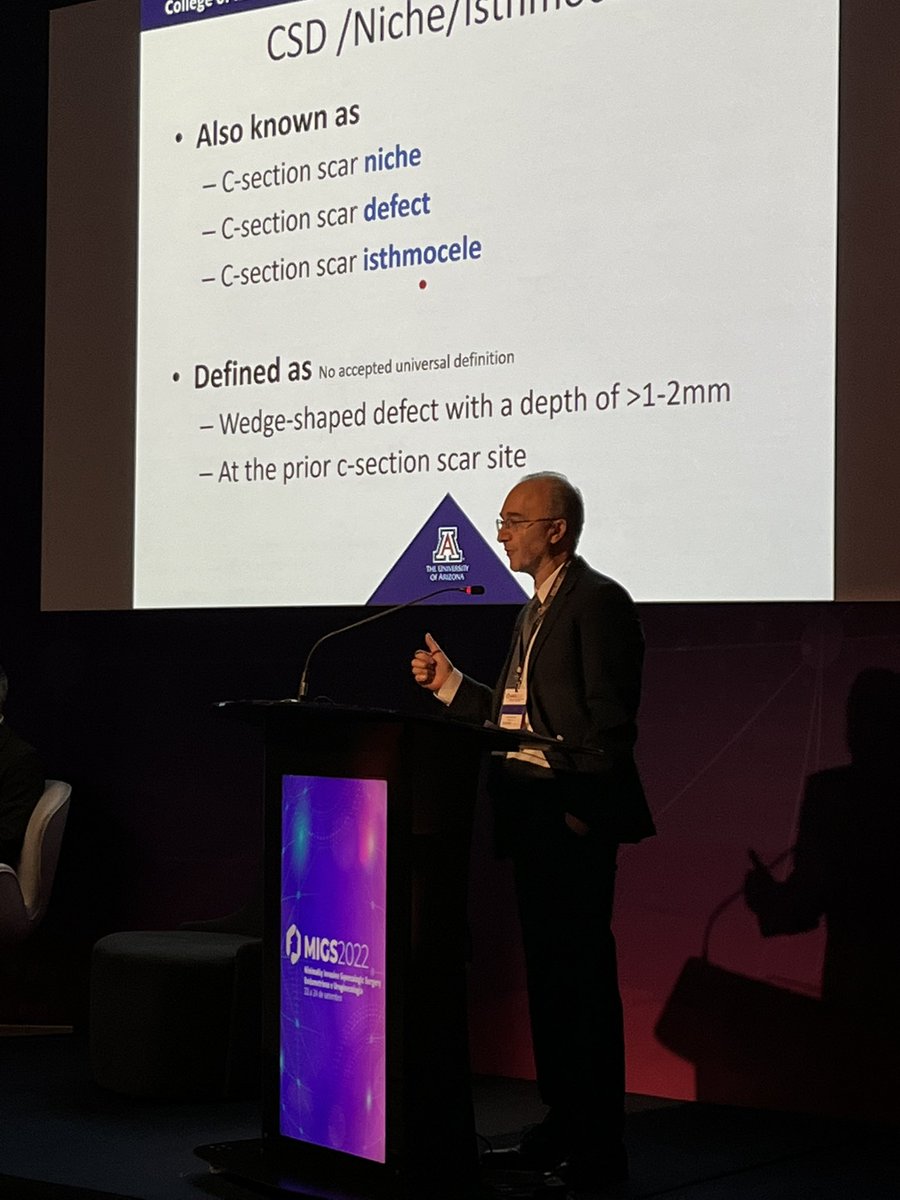 TaylorJNorton's tweet photo. Excellent lectures on uterine niche from the radiologist’s @EWestfallMD and surgeon’s @jmourad1 perspective at #MIGS2022 https://t.co/UaaTKA3IOW