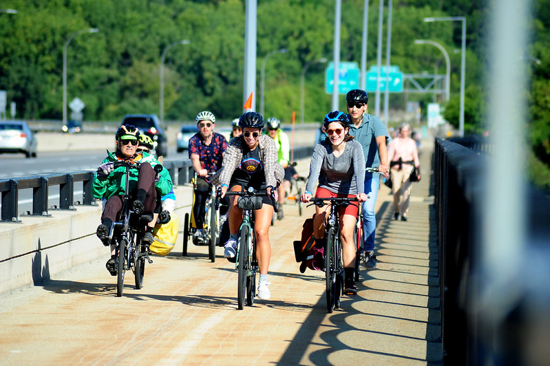 STPClassic's tweet photo. The 2022 Saint Paul Classic Bike Tour is on the books! Over 2,300 people rode with us and took in some of the lovely parks and parkways of Saint Paul. Thanks to all of our volunteers and sponsors! Check out pics here: https://t.co/qFgZtJMgUG https://t.co/oubWUM6Xu4