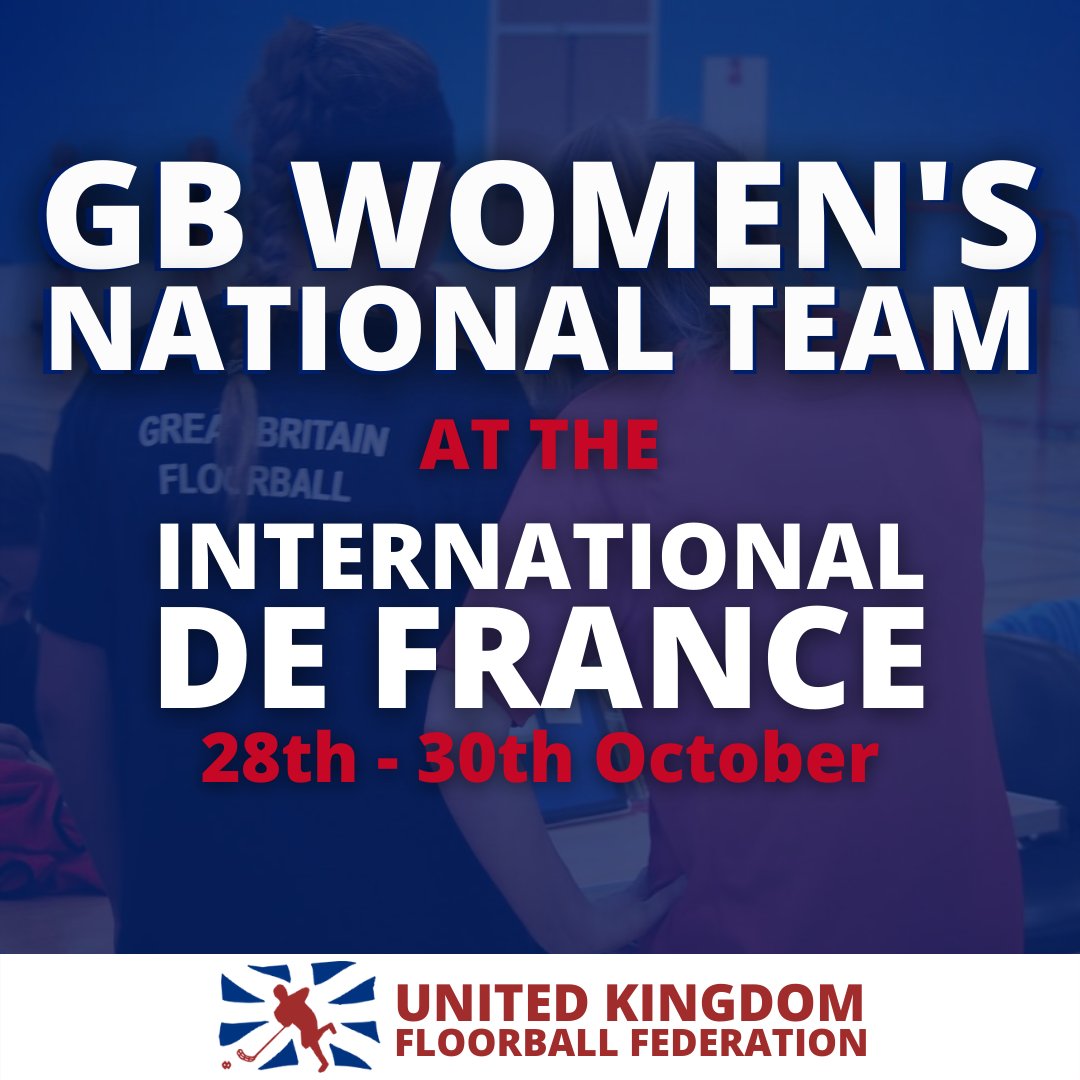 ukfloorball's tweet photo. The GB Women’s National Team will be playing in France from the 28th to 30th of October against France, Germany and Belgium!
These will be the first international matches played by the GB Women since February 2017.
#ukff #floorball #gbwomensfloorball #ukfloorball #floorball https://t.co/kGWGVznliT