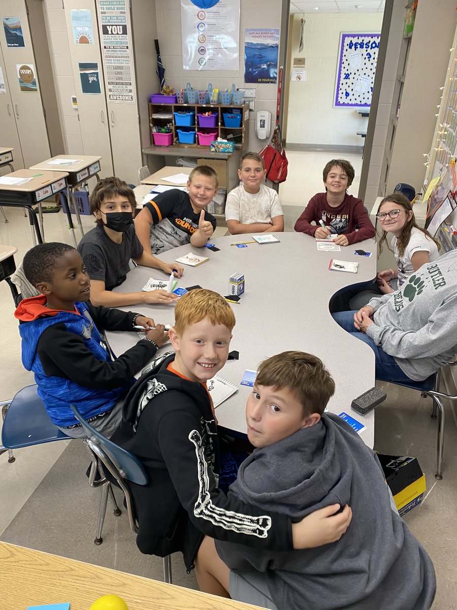 Building relationships and sharing some laughs as we play Telestrations - the drawing version of whisper down the lane <a href="/CBButlerElem/">Butler Elementary</a>