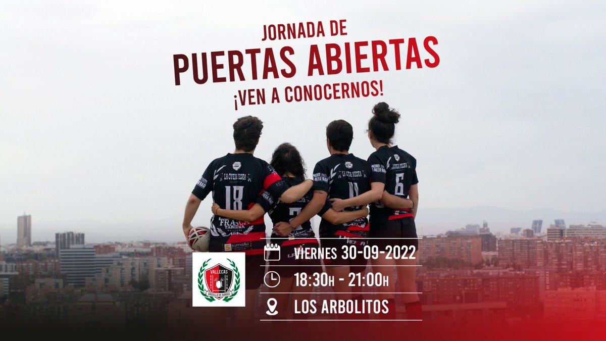 Porque tú quieres aprender rugby.
Porque te traes a tus amigas.
Porque tienes un amigo que quiere.
Porque te apetece acompañarle.

Más gratis y divertido que abrirse una cuenta bancaria y solo te pedimos que rellenes un formulario.