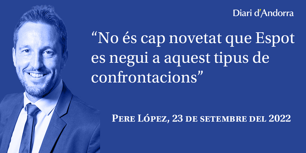 Espot i el debat | L'opinió d'avui de Pere López al #FociLloc <a href="/PereLopezAgras/">Pere López Agràs</a> <a href="/PSAndorra/">Partit Socialdemòcrata d'Andorra</a> ow.ly/47mm50KRA6L