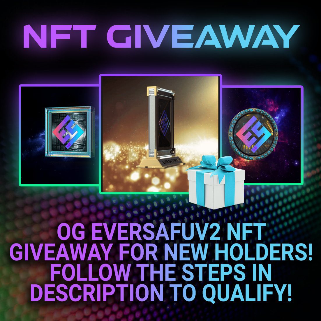 InDefiWeTrustt's tweet image. 🔥Competition Time🔥

Win an ultra rare #NFT

RULES:
1: Must be a new holder
2: Purchase min. 150 es2 tokens &amp;amp; hold for 7 days after winner announced 
3: Ends Sept 30th - Winner announced Oct 6th
4:  Follow - @EversafuV2
❤️LIKE ♻️RETWEET 📲TAG 3 FRIENDS

#ES2 #BSC #passiveincome