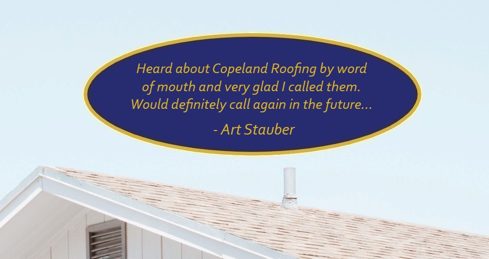 CopelandRoofing's tweet photo. ⭐️⭐️⭐️⭐️⭐️
We love that people you trust gave you our name! Thanks for the recommendation, Art! https://t.co/NRPwEdytMQ