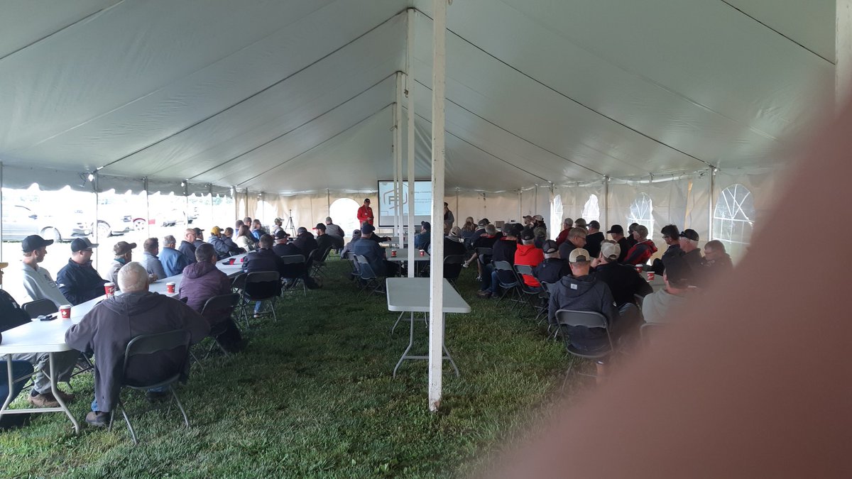 #agrisagronomy Day 2 of AGRIS MiField Tech days another full house today.