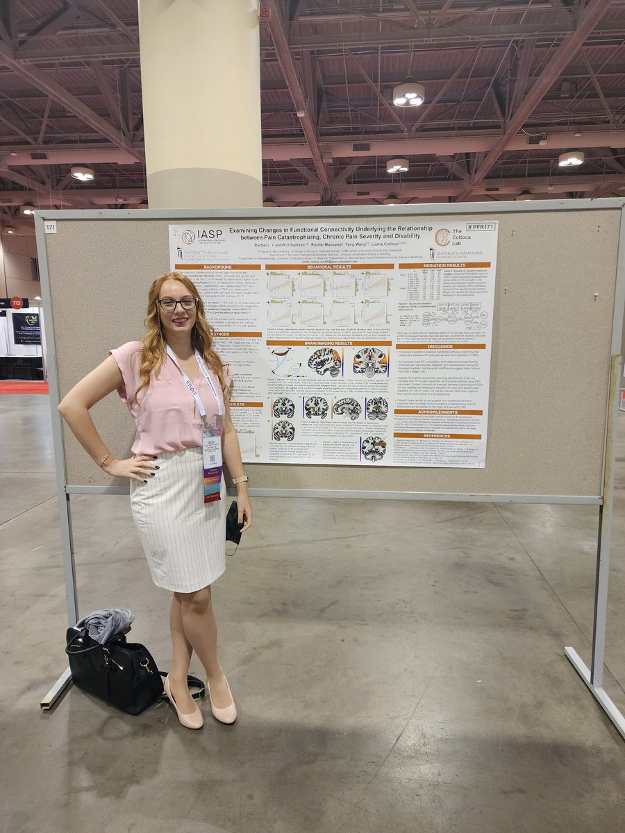 The time is here! Last day of #IASP2022 and my poster on #paincatastrophizing #TMD #pain and #brainimaging using #rsfMRI. Come chat with me - #PFR171!

#chronicpain #phdream