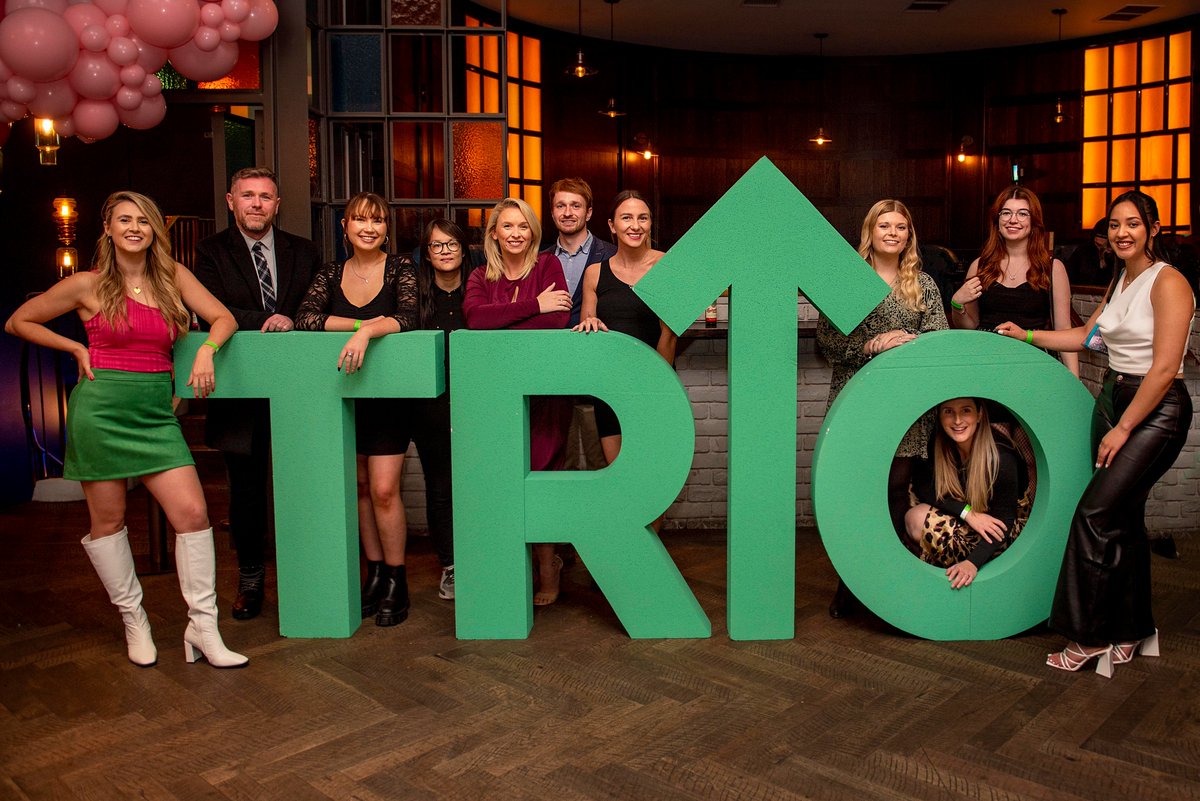 TrioMediaUK's tweet photo. Did you enjoy our party?🚀
We are so grateful to have been able to celebrate another year of Trio Media with our lovely clients, amazing partners, suppliers and of course our incredible team!
#leedsdigi22 #digitalmarketing #leedsbusiness #leedsnetworking #networking #leeds https://t.co/mQohKk6ueA