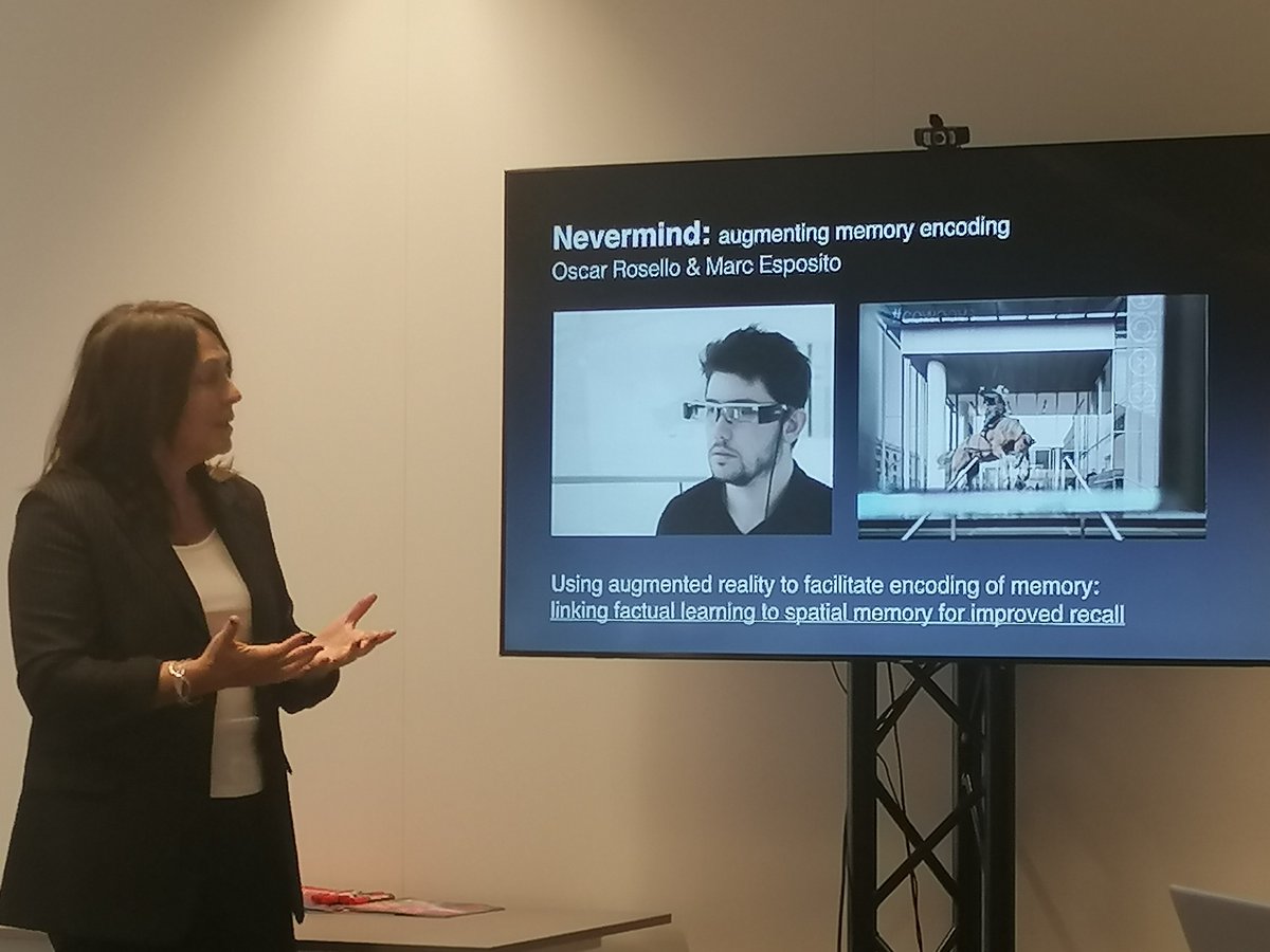EllenRusman's tweet image. Interesting meet and greet with @PattieMaes from MIT  today @OU_Nederland : can technology make humans &quot;thrive&quot;, by enhancing (cognitive) processes, such as memory, learning, creativity, descision-making and communication? (cognitive augmentation) #seamlesslearning #tech4learning