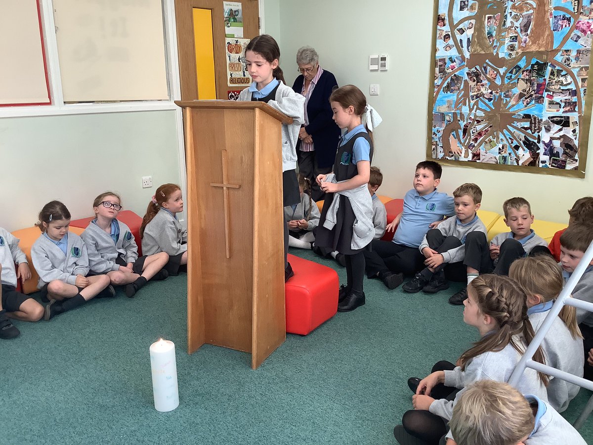 StAgnesY3's tweet photo. The children read the story of The Lost Sheep in liturgical prayer today and talked about how everyone is unique and how God loves each of us equally #stagnesre https://t.co/qeAf8Jeehg