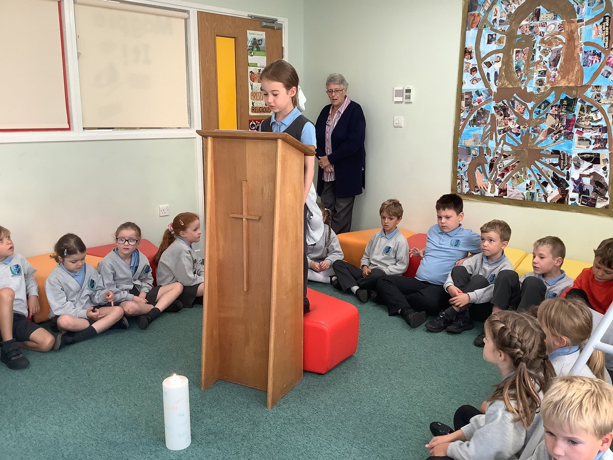 StAgnesY3's tweet photo. The children read the story of The Lost Sheep in liturgical prayer today and talked about how everyone is unique and how God loves each of us equally #stagnesre https://t.co/qeAf8Jeehg