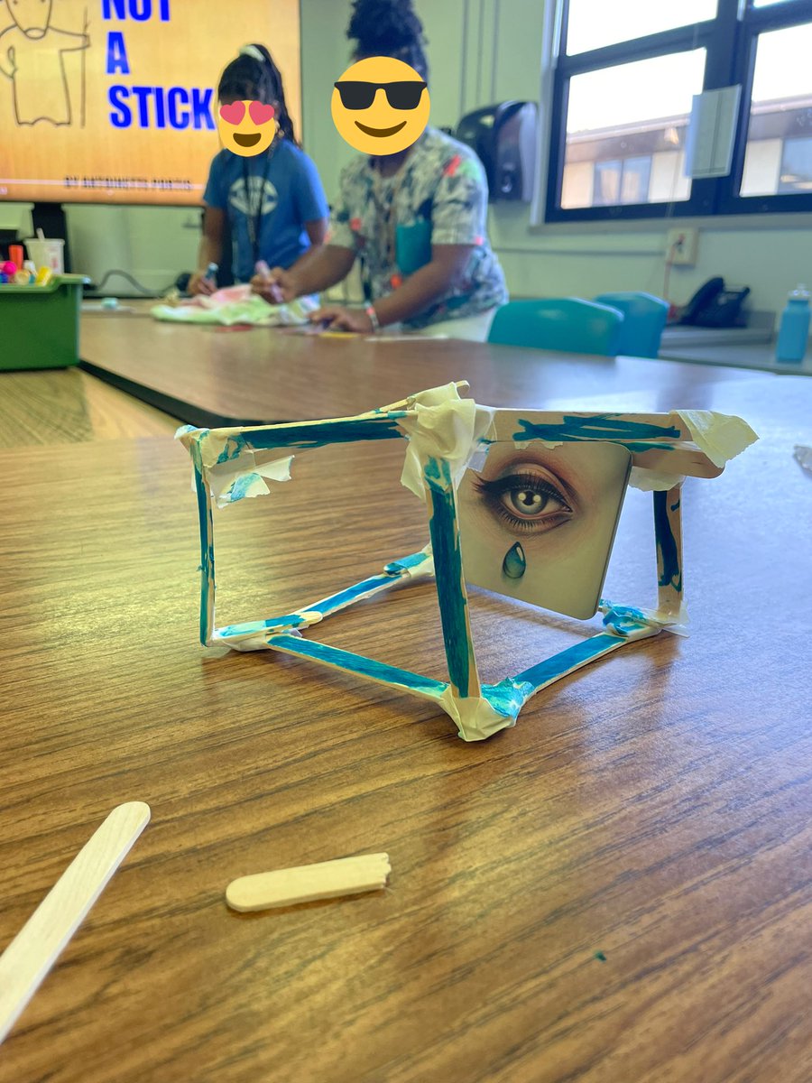 Ms_MarcyB's tweet photo. Dyslexic minds are smart and creative! Take a look at our “not a stick” creativity. @FarineLibrary @TechLuli @catalinavg88 #notastick https://t.co/50437el7NE