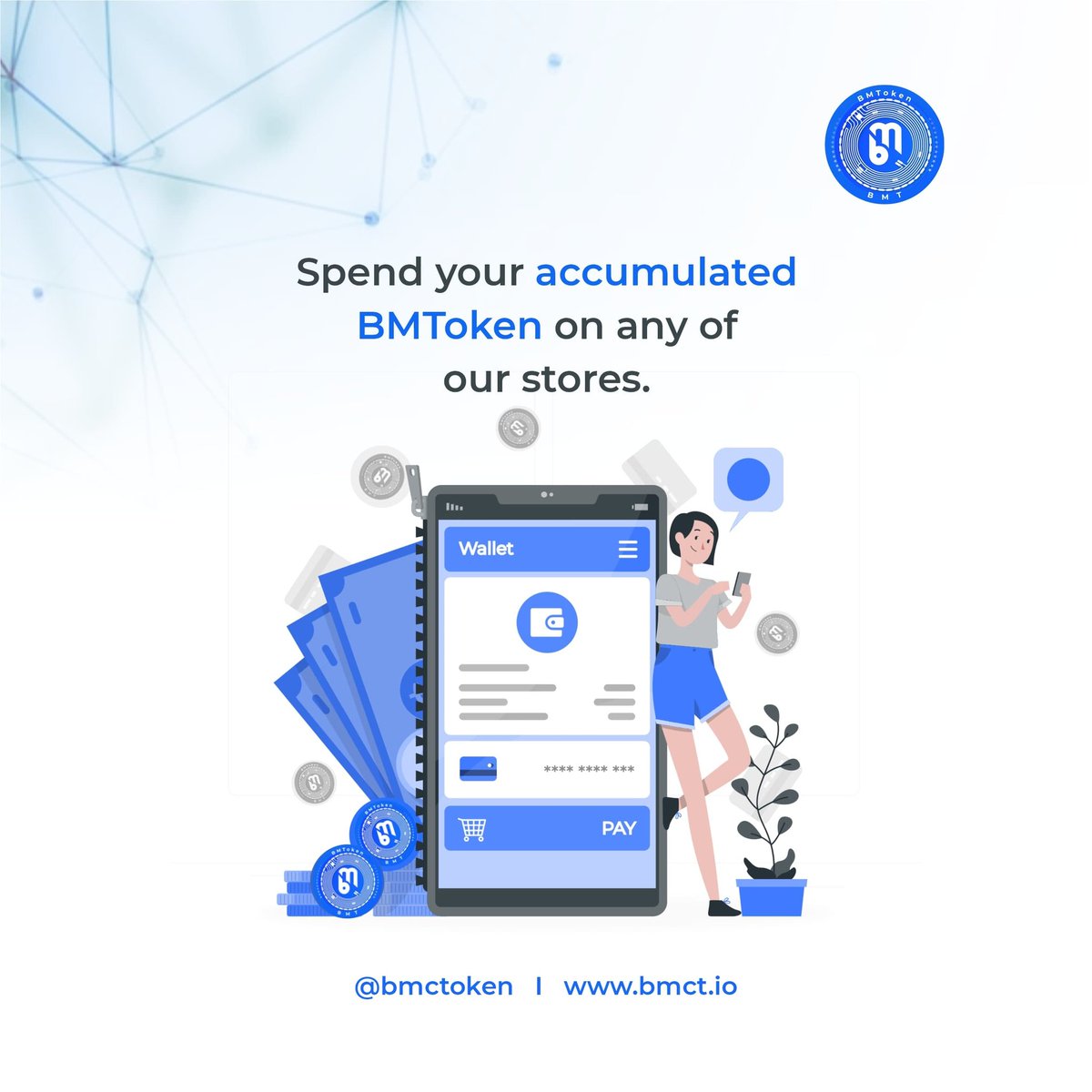 BmcToken's tweet photo. To know more about BMToken visit: https://t.co/V9zslYl6nl 

BMTOKEN IS HERE TO REVOLUTIONIZE THE WORLD OF LOYALTY

#BMCTOKEN #coin #crypto #cryptotrading #cryptocurrency  #globe #cryptonews #token #beepmagnet #BBNajiaS7 https://t.co/QPkuUzRkCl