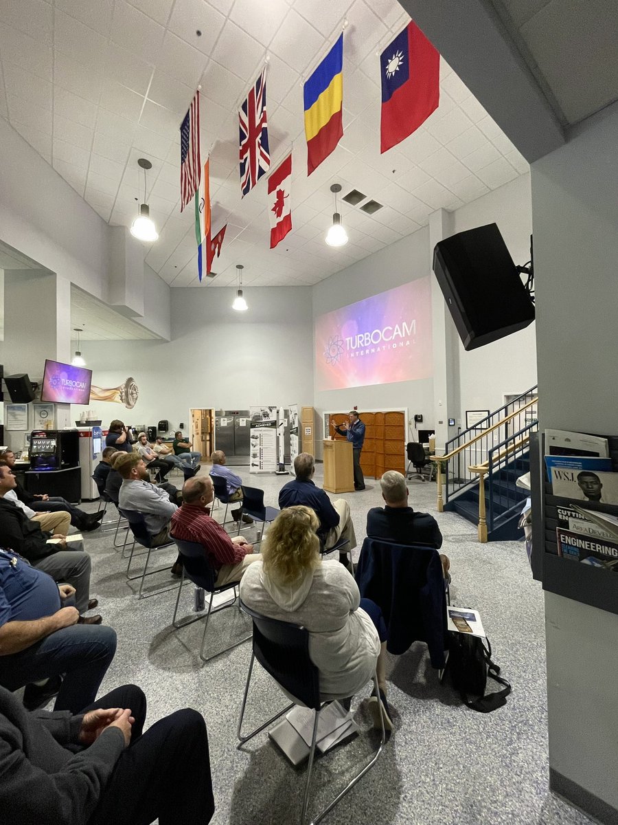 GovChrisSununu's tweet photo. The NH Advantage is on full display at @TurbocamIntl! TURBOCAM is a global leader in advanced technology, employing hundreds of individuals and developing products for everything from the International Space Station to the planes we fly on. Another 603 success story! https://t.co/JTTZvNCWMp