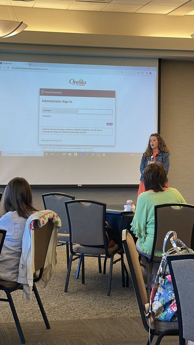 Powerful information from <a href="/sbroyster/">𝑺𝒕𝒂𝒄𝒚 𝑹𝒐𝒚𝒔𝒕𝒆𝒓</a> at the Regional Nurse Training for Alabama State Department of Education. #powerschool #nursesinschools #deganation