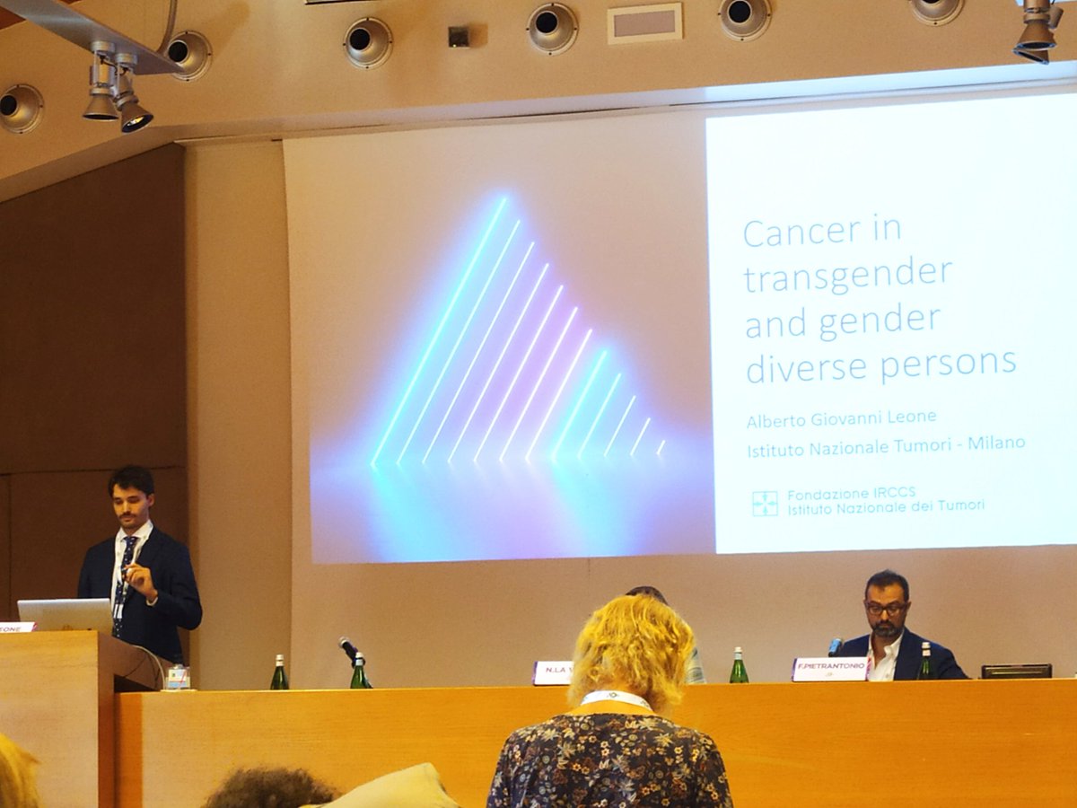 An amazing lectio of Dr #Leone on #cancer care attitude/approaches in #transgender & #genderdiverse 🏳️‍⚧️ persons A lot going on today @AIOMtweet @AiomFondazione #giornatedelletica #gendermedicine & #LGBTQIA @IstTumori @FilippoPietran4 @SCinieri @MassimoDiMaio75 @fperrone62