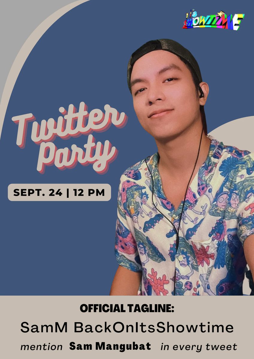 AngelsCherubs21's tweet photo. Angels, sana makasali tayo lahat sa Twitter Party bukas para sa pagbabalik ni @sammangubat sa @itsShowtimeNa ! See you! https://t.co/aALYnDzdRF