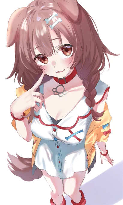 5.戌神ころね#できたてころね顔うまく描けなかったのでやっつけ仕上げです 