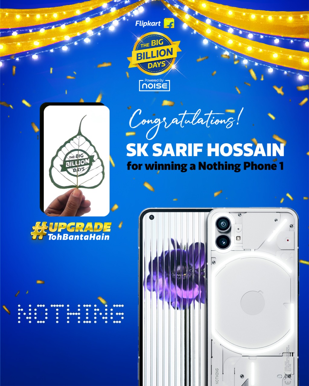 Flipkart on Twitter "UpgradeTohBantaHai contest winners are just