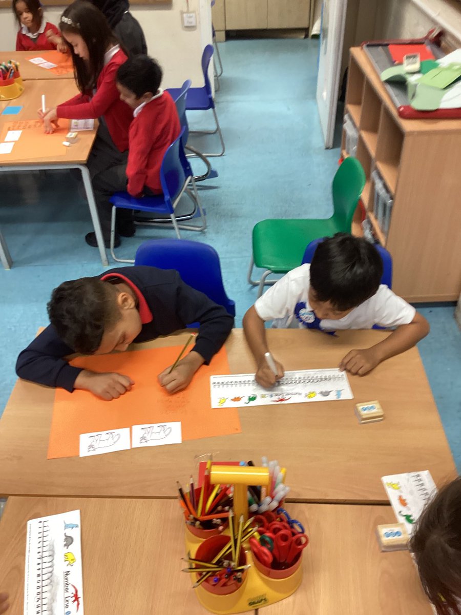#O’Keeffe class learning their number bonds to 20 by helping leopards find their spots! #KS1