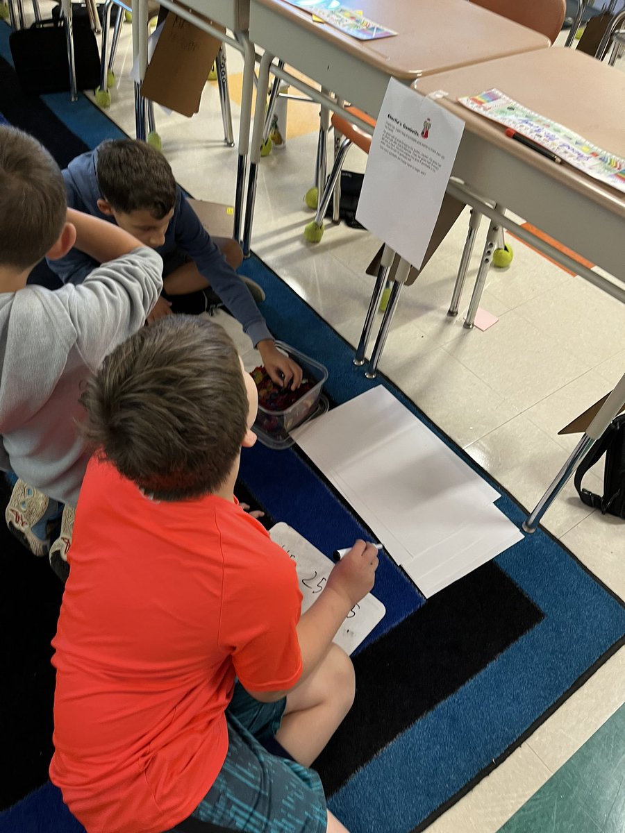 Doing some problem solving and applying different math strategies this morning in <a href="/MrsLeclair/">Mrs. Leclair</a> grade 5 class.  Our focus is the process not the product!!