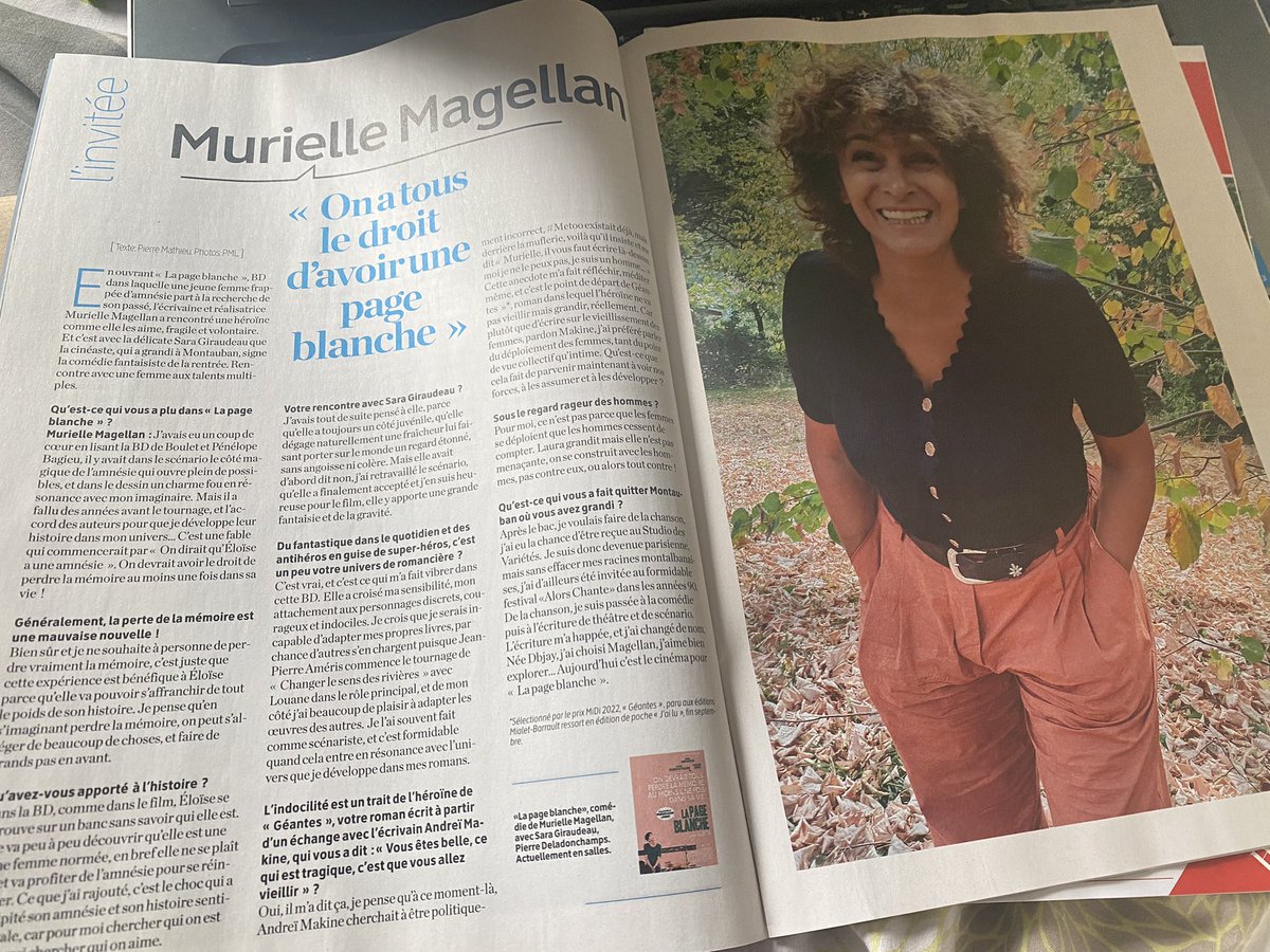 mumagellan's tweet photo. Merci @Midilibre et #pierremathieu et @Sd47Dubos pour le bel entretien 🙏😘 https://t.co/xnGYjpduxq