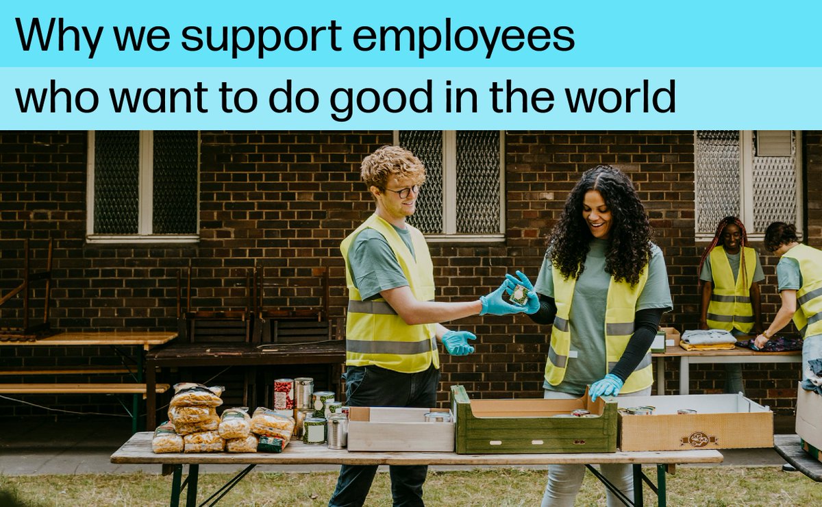 Companies that support employees with opportunities for social good on the job are more likely to attract talented workers, and retain them bit.ly/3S1d72l