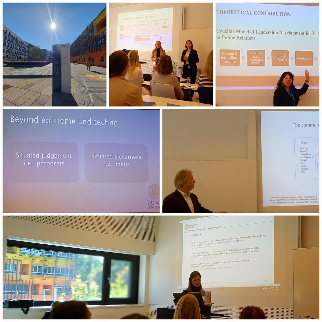 The communication profession

Insights from various researchers: a pilot study assessing business models; experiences of Latinas in PR; university communicators in Swiss HE institutions; communication models for professionals; and situated knowledge for PR knowledge development.