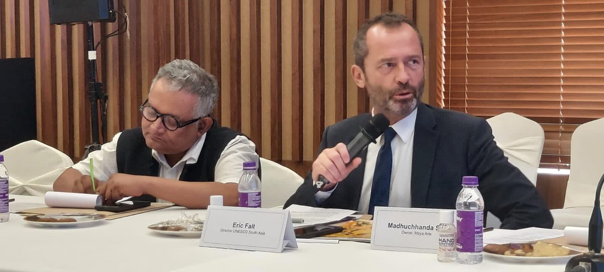 JonathanKennedy's tweet photo. Pleased to partner with #WBIDC @ficci_india & #EY to share insight on UK creative economy & culture industries at the West Bengal roundtable, with @inBritish research in West Bengal & India. With @VADundee @lborouniversity @NickDLow @dcfrombc @unesconewdelhi #IndiaUKTogether https://t.co/Fz1zbUVKGs