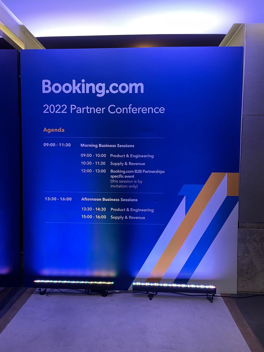 Fantastic few days at the Booking.com 2022 supplier conference. Great to meet so many engaged suppliers and get good feedback on our plans. 😎🇹🇷🤝🙌