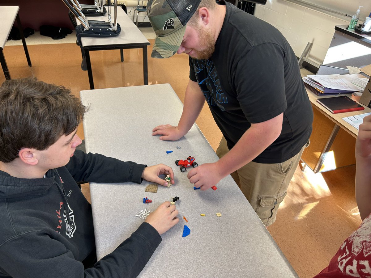 GlennFire's tweet photo. Today the Fire tech 1 students completed their radio skills for General & Communications by assembling legos with the instructions being given by the other engine company via a radio instruction. #attentiontodetail #giveclearinstruction #paintapicture #ghsfa https://t.co/U42vT2DgCX