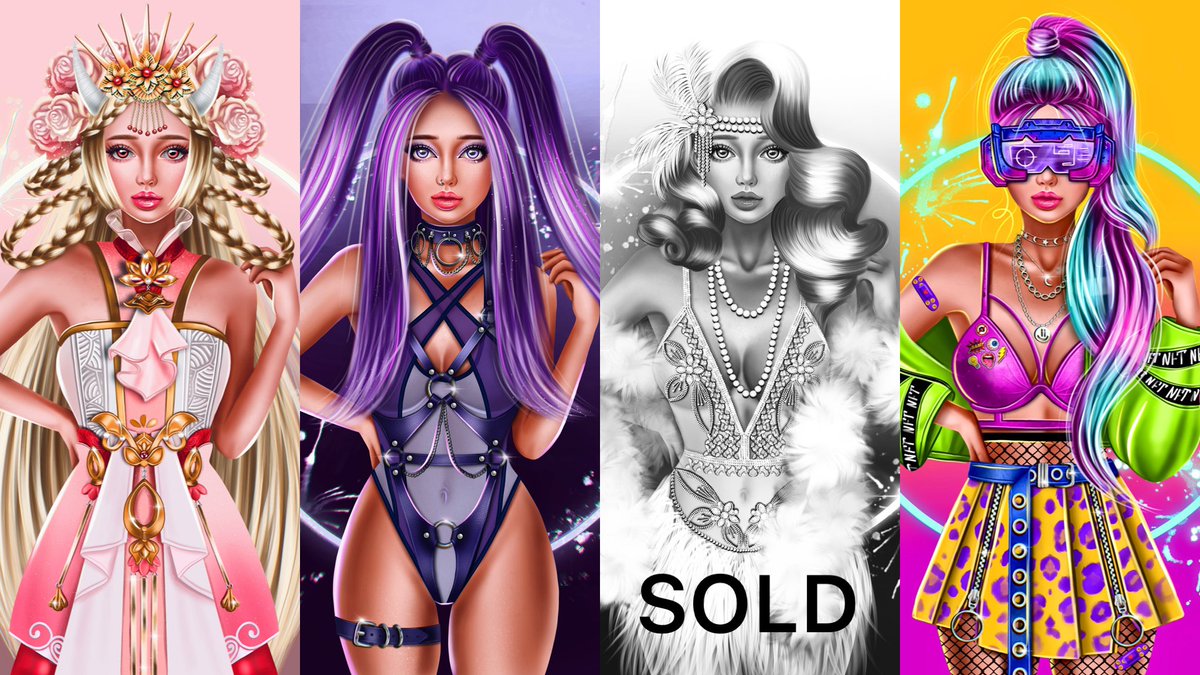 Arinka_arty's tweet image. A collection of my beautiful girls, one of them has already been sold, I wonder who will be next?☺️❤️🌸

«Young and beautiful girls»
0.05-0.1ETH

Link opensea in comment👇🏻

#NFTCommumity