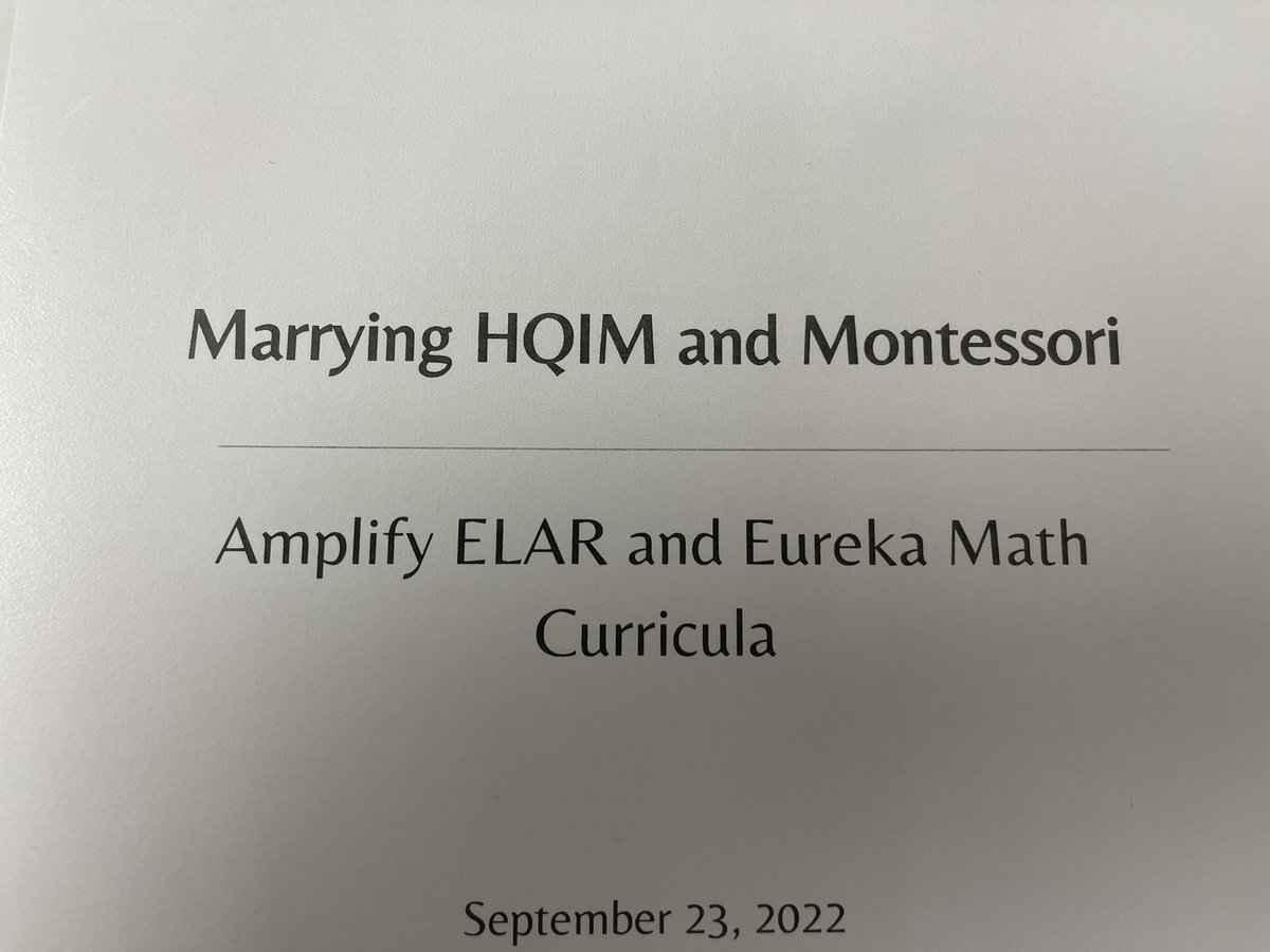 Crowley Montessori Academy welcomed Michelle Boyle today to lead them on their journey with bridging Amplify ELAR and Eureka Math. @NKeithBlend <a href="/annacroe/">Anna Roe</a> <a href="/CrowleyISD/">Crowley ISD</a> <a href="/Dr_McFarland/">Michael McFarland</a>