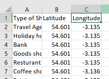 McCaffertyGeog's tweet photo. I need help! For any ArcGIS users, can anyone explain why it is rejecting the locations used in this table?

#arcgis #geographyteacher https://t.co/oVP119iNeN
