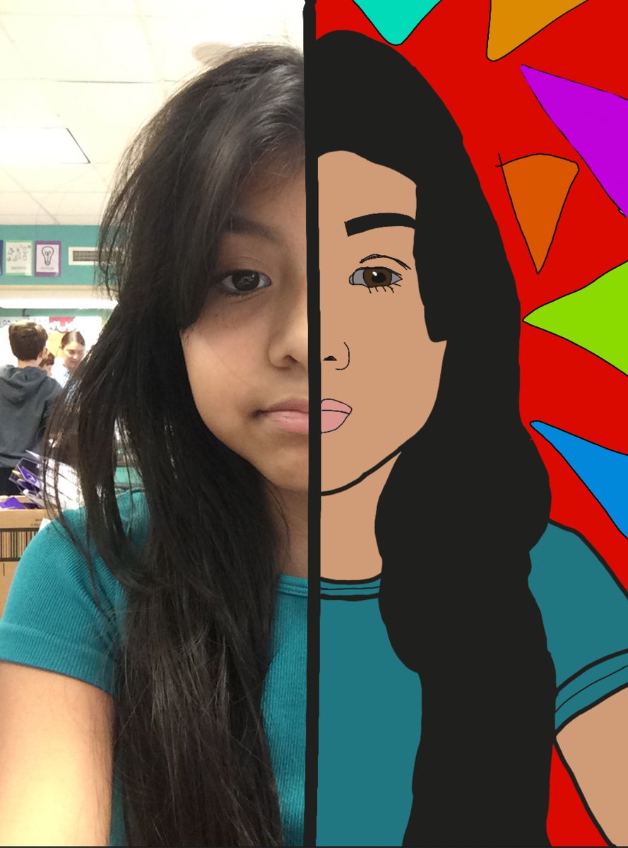 Art_with_MsG's tweet image. This week 6th graders completed their first digtial art project: #CartoonMe selfies! Thanks so much to @nancyNC81 for co-teaching with us! #CreativityAtCarroll #TeamKidsFirst