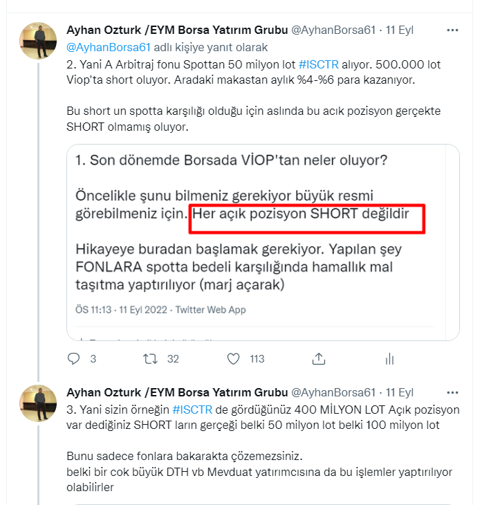 AyhanBorsa61's tweet photo. cevabı bulunamayan soru?
Hadi fiziki teslimant yerine KAYDİ teslimatla çözeriz zannediyorsunuz aysonunu
peki her açık pozisyon short değilse nolacak
bu iş kurumların batışının ötesine geçecek
şimdiden bilin istedim @borsaistanbul
not: reslimde #ISCTR yerine #tskb #skbnk koyun https://t.co/RqHFHFKVzz