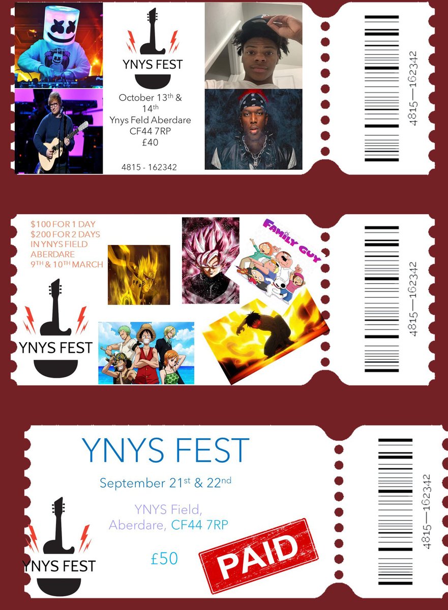 Mrs Male Computing Teacher (@ict_miss) on Twitter photo Here are some of 805 ticket designs for our Ynys Fest that we are creating for our multimedia project <a href="/Computing_ACS/">Computing & Digital Learning </a> <a href="/ACS_Year8/">ACS Year 8</a> #ynysfest #multimedia #year8 #ticketdesign Here are some of 805 ticket designs for our Ynys Fest that we are creating for our multimedia project <a href="/Computing_ACS/">Computing & Digital Learning </a> <a href="/ACS_Year8/">ACS Year 8</a> #ynysfest #multimedia #year8 #ticketdesign