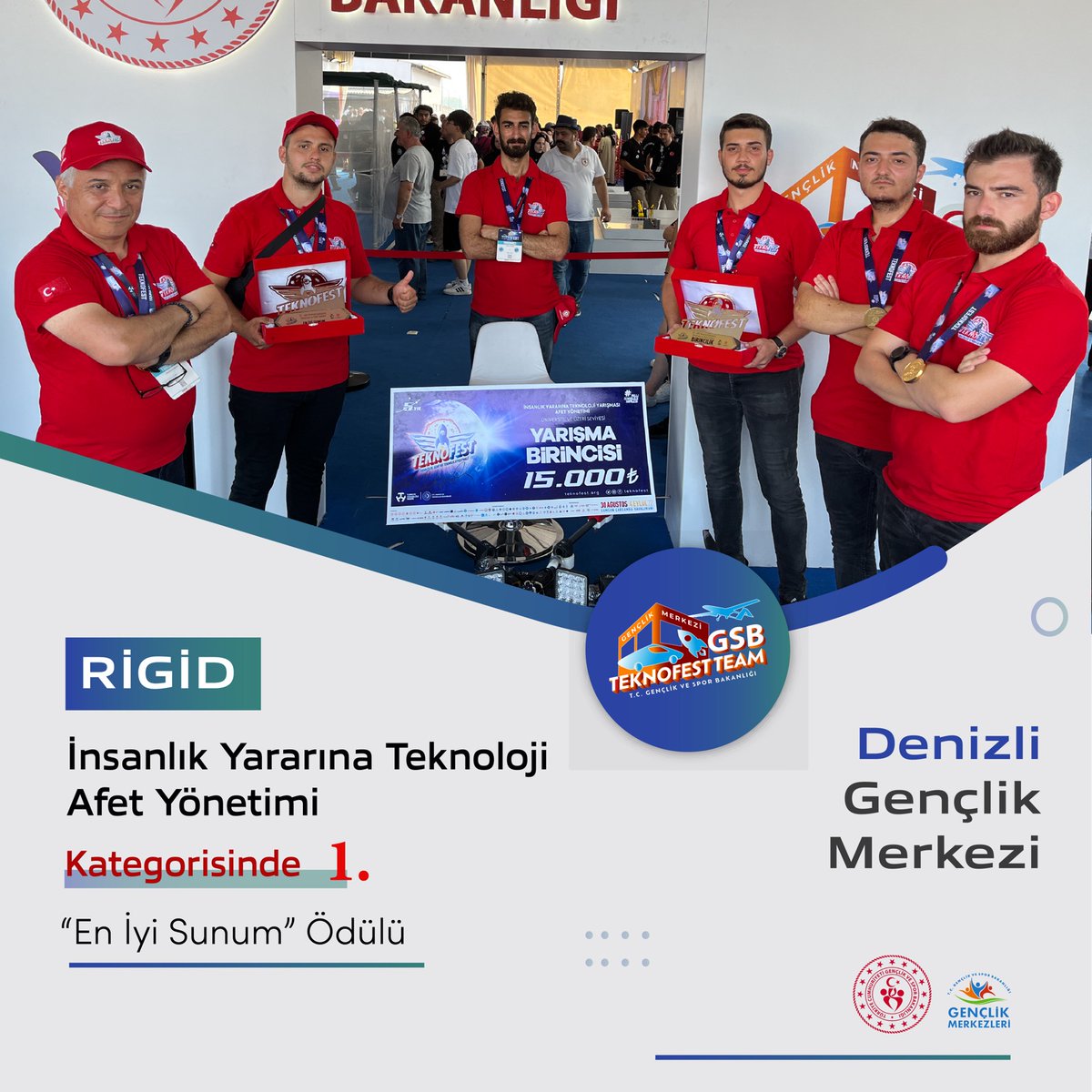 gencliksporbak's tweet photo. #TEKNOFEST2022’de ödül yağmuru❗️
Gurur Tablomuz 😎