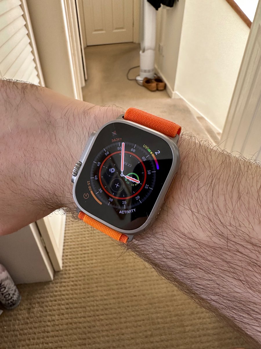 PhilipSkillern's tweet photo. @gruber Apple Watch ultra the perfect it 👍🏻 https://t.co/4GqQz1eYSX