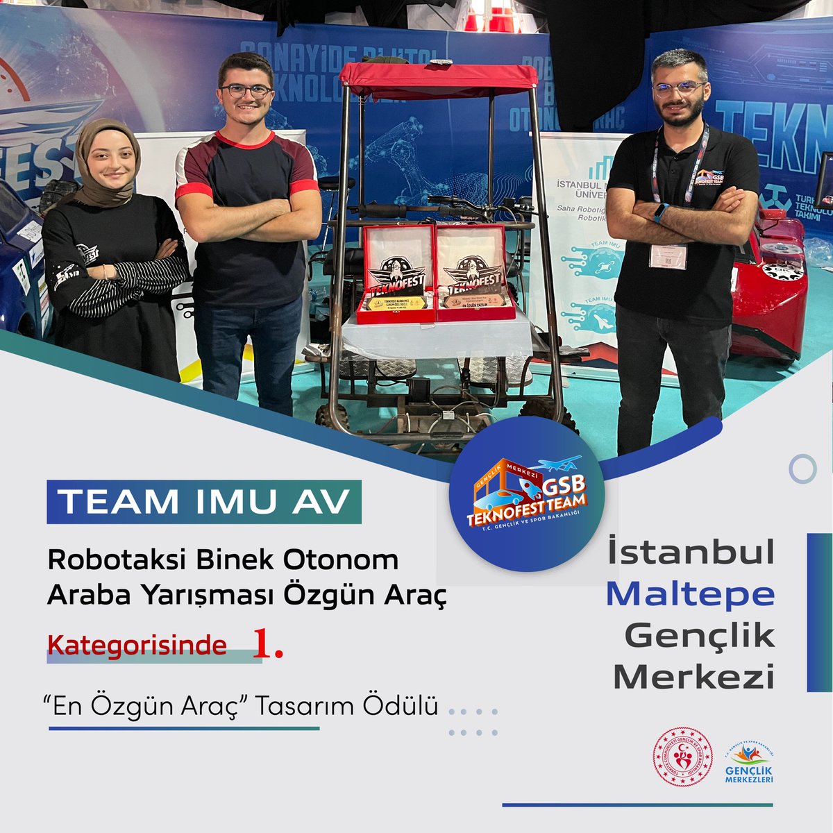 gencliksporbak's tweet photo. #TEKNOFEST2022’de ödül yağmuru❗️
Gurur Tablomuz 😎