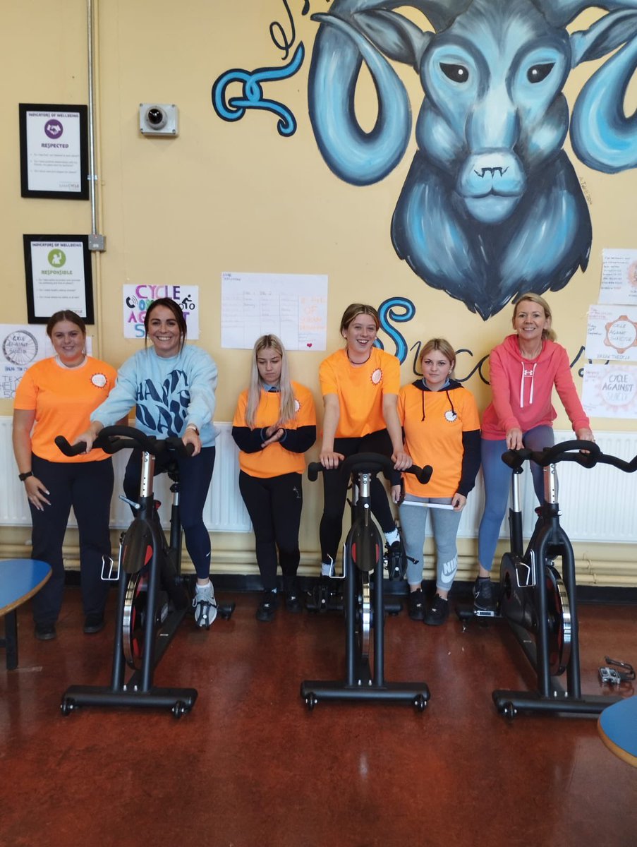 natquig's tweet photo. Fantastic Friday morning spent by LCA2 students of Ramsgrange CS, raising awareness for mental health by taking part in Cycle Against Suicide as part of their Headstrong programme. #community #MentalHealthAwareness #support #success #educate @Ramsgrange_CS @CASuicide @PDST_LCA https://t.co/fNirxBBWAT