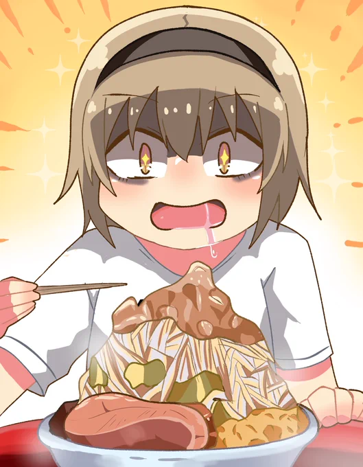 邪神ちゃんMAD投稿祭でギフト賞頂いたので、ぺこらにラーメンあげました神保町の二郎は、美味いんだぜ…#邪神ちゃんMAD投稿祭2022 #邪神ちゃんドロップキック 