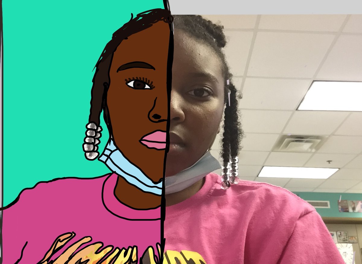Art_with_MsG's tweet image. This week 6th graders completed their first digtial art project: #CartoonMe selfies! Thanks so much to @nancyNC81 for co-teaching with us! #CreativityAtCarroll #TeamKidsFirst