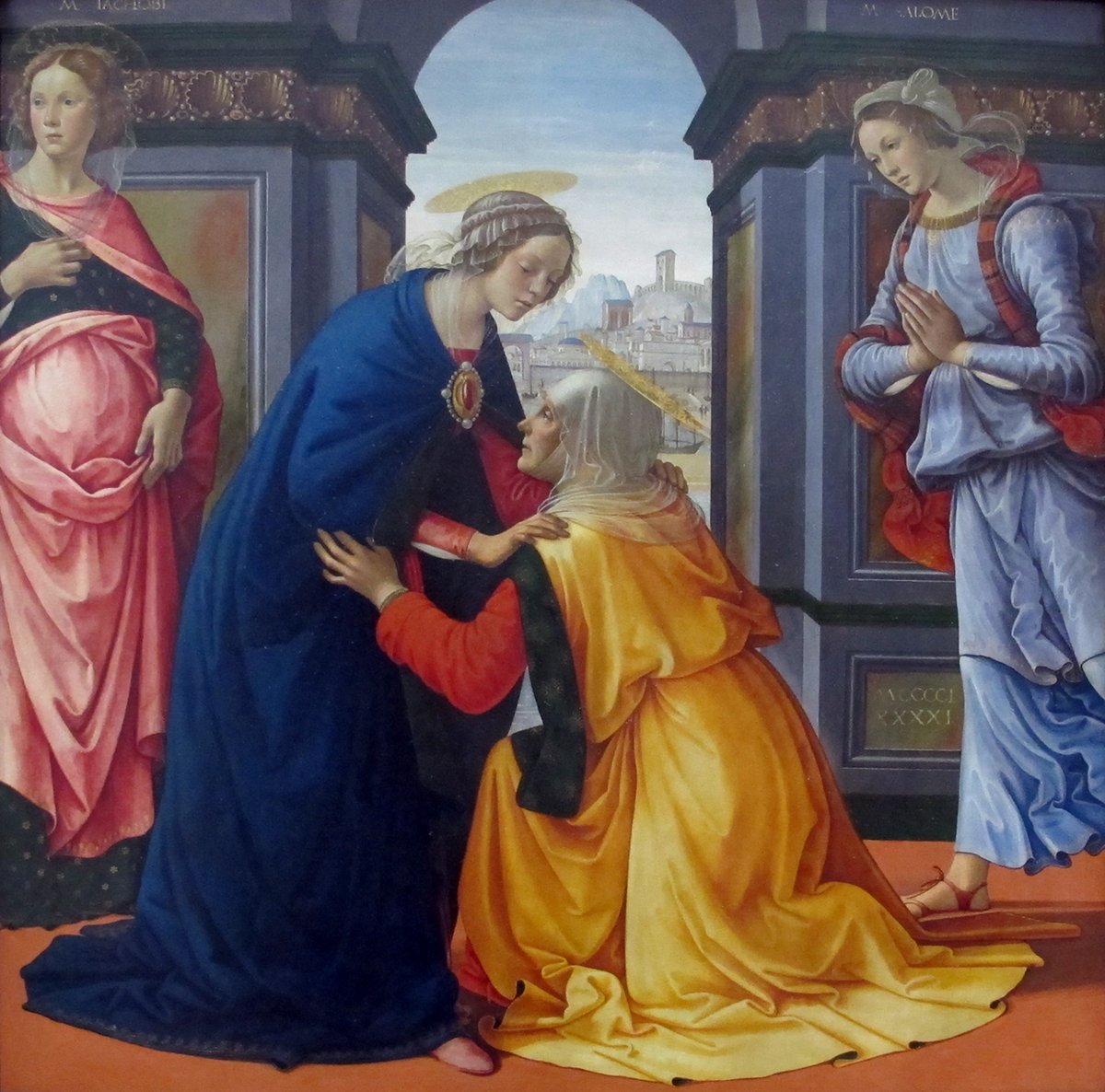 Visitation by Domenico Ghirlandaio (1491)