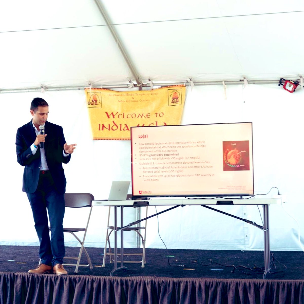 KevinShahMD's tweet photo. Speaking to our India Community Center over the weekend on #HeartDisease in South Asians https://t.co/2XuxwqT7eL