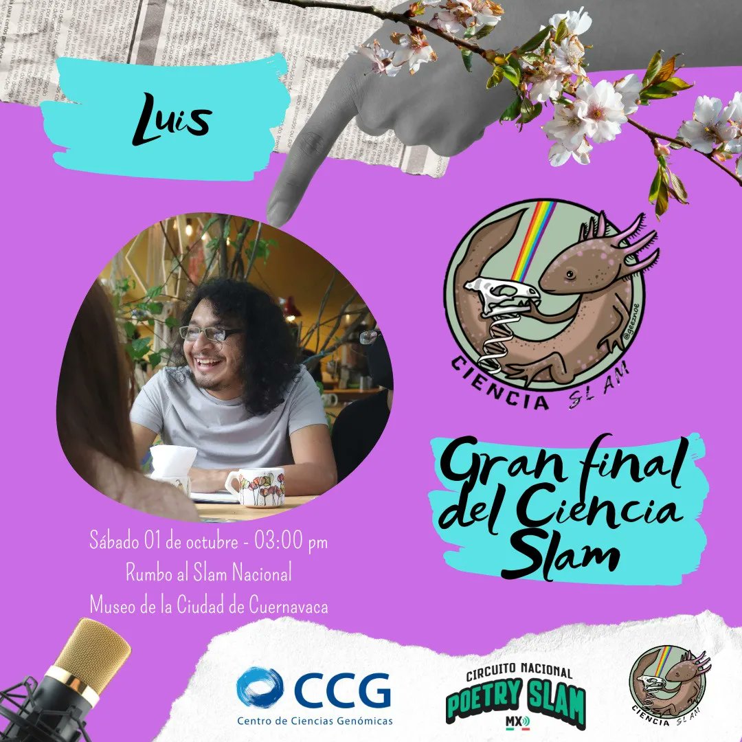 CienciaSlam's tweet photo. Conoce a nuestros y nuestras finalistas que estarán presentes en el MUCIC el sábado 01 de octubre en nuestra gran final.
Vengan a echarles porras y a escuchar todo lo que nos tienen que decir. Vamos rumbo al Slam Nacional.
3, 2, 1... Ciencia Slam!!! https://t.co/YckylAV6qF