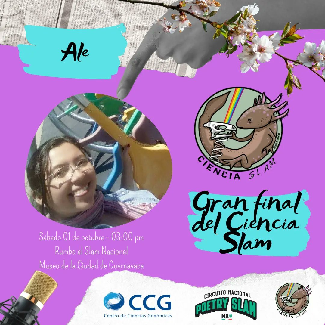 CienciaSlam's tweet photo. Conoce a nuestros y nuestras finalistas que estarán presentes en el MUCIC el sábado 01 de octubre en nuestra gran final.
Vengan a echarles porras y a escuchar todo lo que nos tienen que decir. Vamos rumbo al Slam Nacional.
3, 2, 1... Ciencia Slam!!! https://t.co/YckylAV6qF